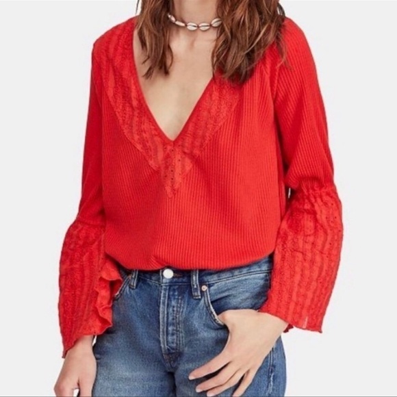Free People Parisian nights top▪️size XS - Picture 1 of 8